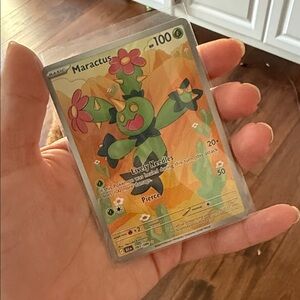 Maractus Pokémon Illustration Rare Full Art Card